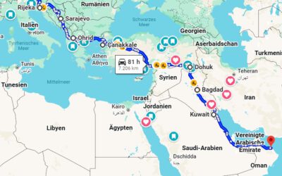 Arabische Halbinsel 2025-2026 | Teil 1 – von Deutschland bis nach Griechenland